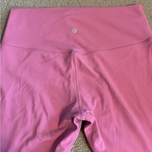 Lululemon 21” High-Rise Crop in Pink